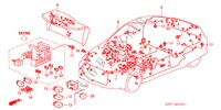 FAISCEAU DES FILS(RH) pour Honda INSIGHT DX 3 Portes 5 vitesses manuelles 2000