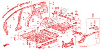 PLANCHER/PANNEAUX INTERIEURS pour Honda CR-V ELEGANCE/SPORT 5 Portes 6 vitesses manuelles 2009