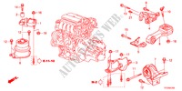 SUPPORT DU MOTEUR(MT) pour Honda JAZZ 1.5LXT 5 Portes 5 vitesses manuelles 2011